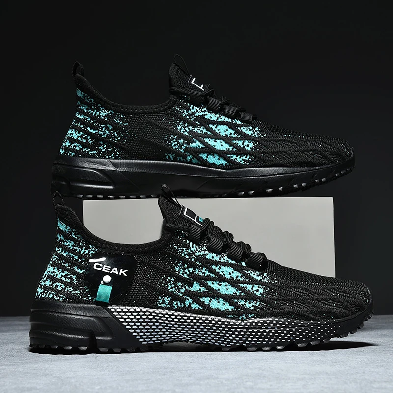 

Men's casual outdoor breathable fashion comfortable four season sneakers light soft-sole speed running shoes racing sports shoes