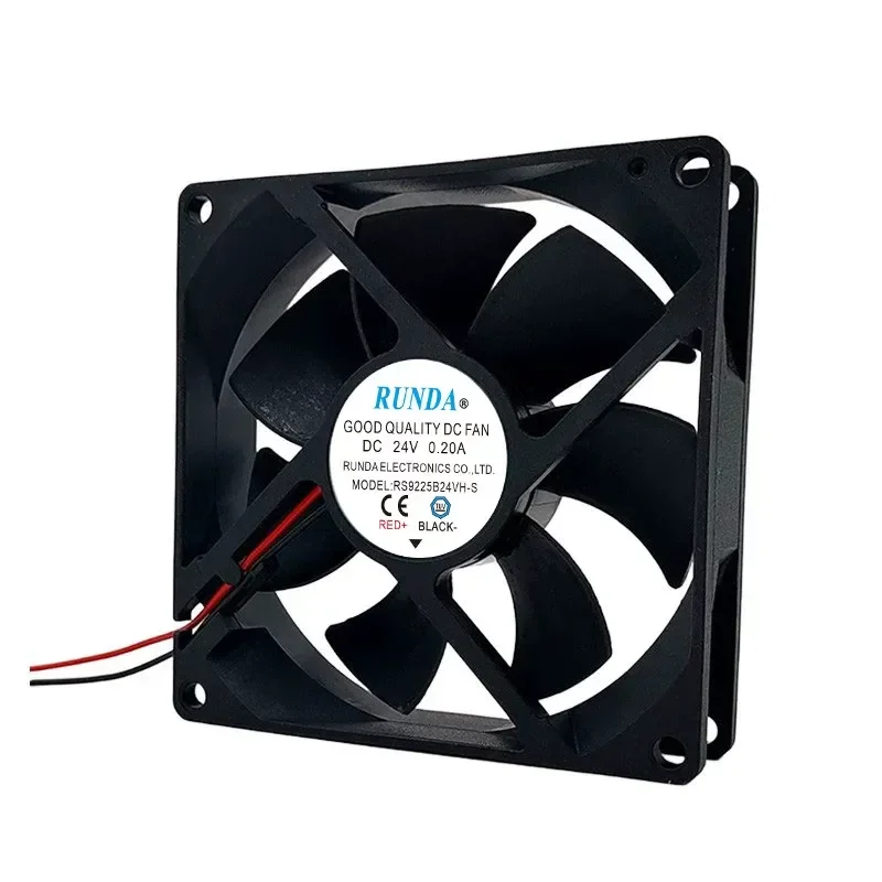 RUNDA RS9225B24VH-S 24V 0.20A 9025 9CM Welding machine chassis cooling fan