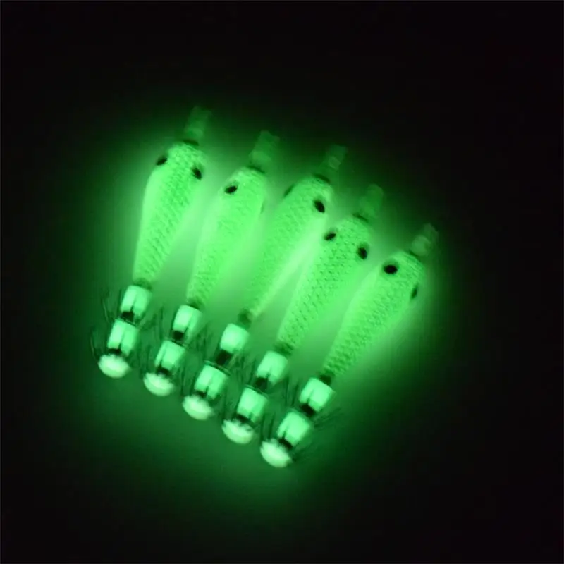 Glow Blowing Tube Angelhaken Weicher Tintenfischhaken Glow Tintenfischhaken Meeresangeln Biomimetischer Köder – Detail 11