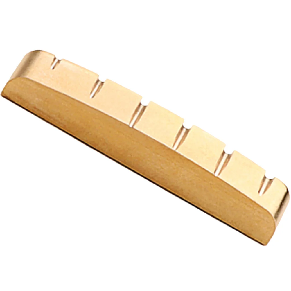 

Brass Electric Guitar String Nut Upgrade Bridge Saddle For Clearer Tone Professional String Instrument Replacement Parts
