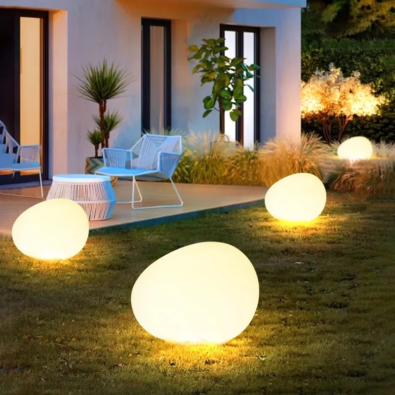 

Floor Lamp, Night Lamp, Outdoor Lawn Lamp, Ground Plug-In Courtyard, Moon Lamp, Villa Courtyard, Garden, Cobblestone Lamp