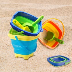 Jouets de plage pour enfants, été, plein air, bébé, plage, vecdu sable, pliable, avec pelle, jeu d'eau, jouet pour enfant, E27