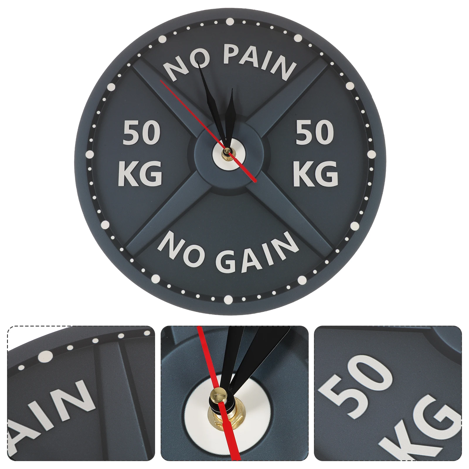 

Colorful Acrylic Wall Clock Large Decorative Home Gym Fitness Silent Elegant Hanging Clock Modern Design Sport Atmosphere Living
