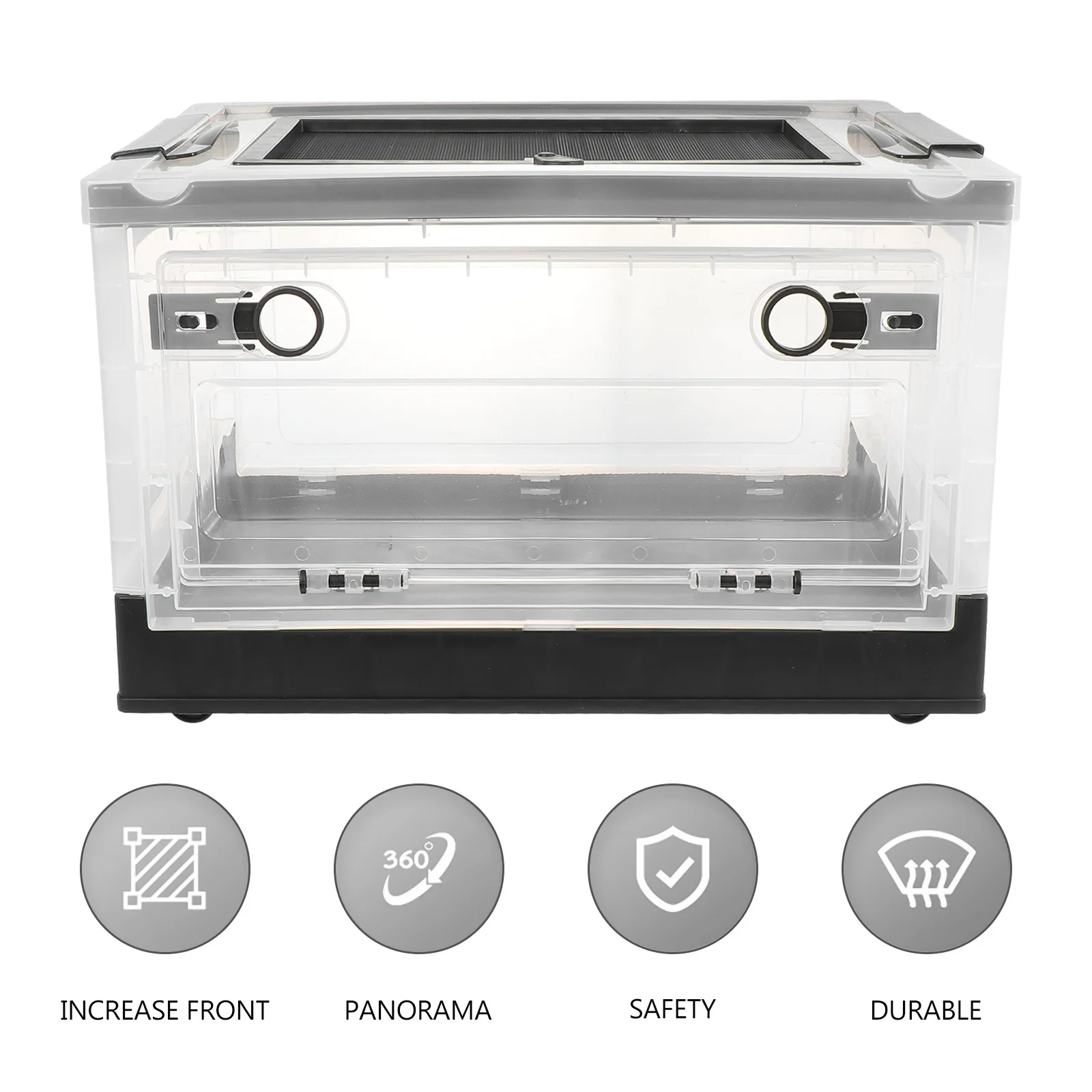 

1 set Lightweight Foldable Small Animal Breeding Box Ventilated Air Holes Hamster Hedgehog Rat Chinchilla Pet Cage Plastic