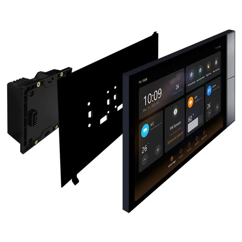 2024 جديد 10.1 "تويا لوحة تحكم المنزل الذكي بوابة زيجبي مع وظيفة مكبر للصوت ومفتاح ذكي