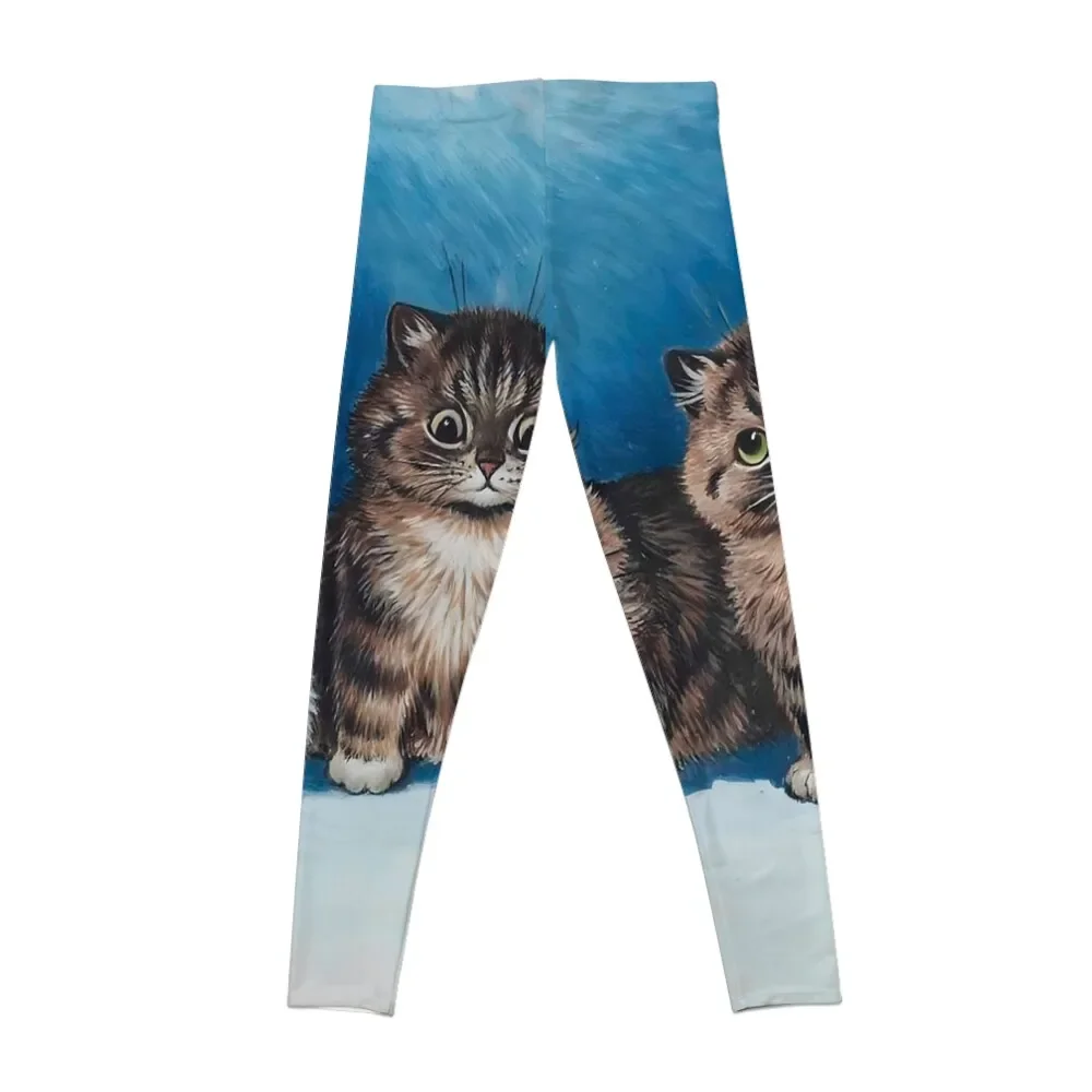 Louis wain art Leggings pantaloni push up da donna Leggings sportivi da donna