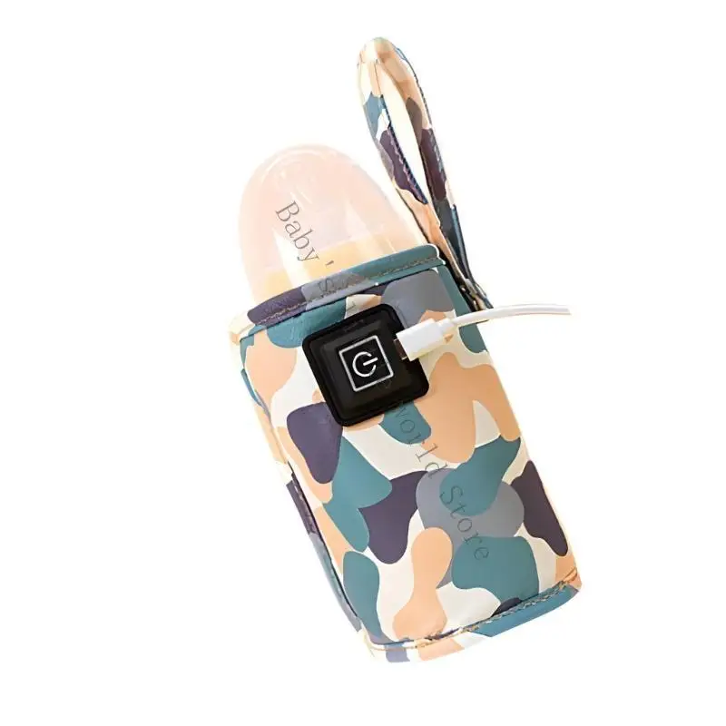 Владелец детской бутылочки с вуалирующей изоляцией и встроенным нагревательным компонентом. Модифицируемый ремень. Постоянный