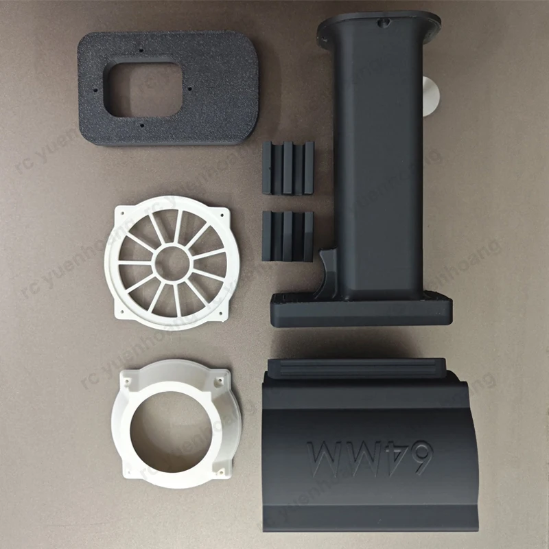 1Set 64mm Ducted Fan Casing 3D Printed High Efficiency Ventilation Hood Housing for RC DIY Blower Outer Shell Parts Assembly