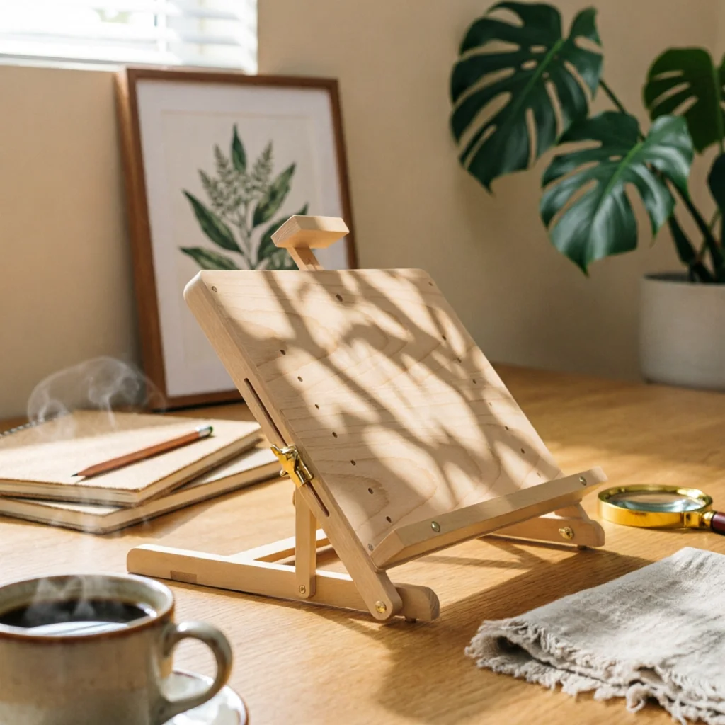 Tabletop Easel with Drawing Board Portable Desktop Art Easel Tabletop Drawing Board Multi-Position Smooth for Artists, Studio