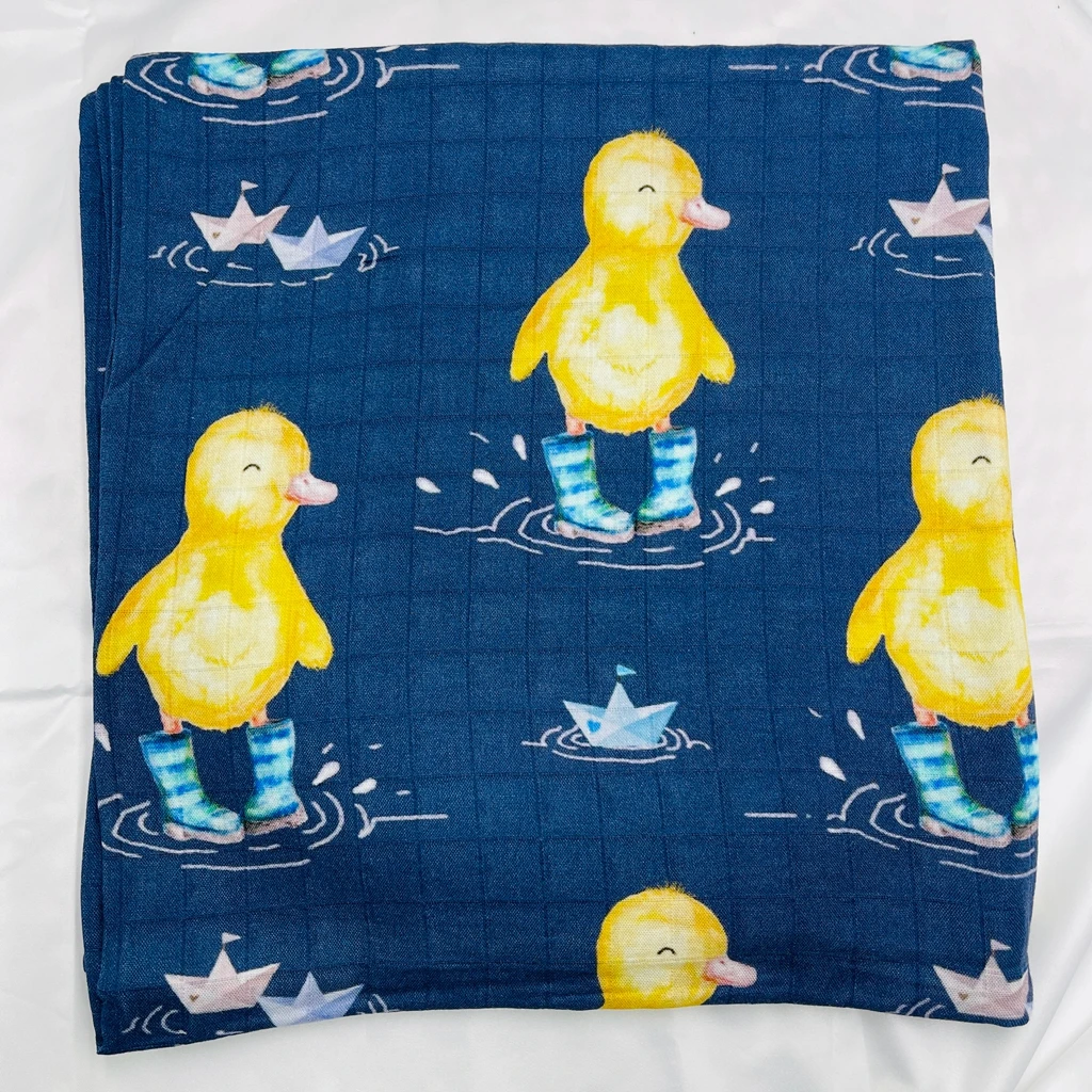 2025 NEW Hot Organic Cotton Popular Styles Swaddle Blanket Customize Designs Low MOQ