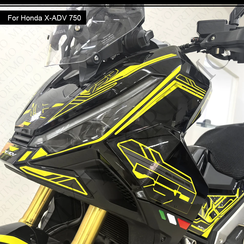 The new 2025 For Honda X-ADV XADV X ADV750 Adventure Shell Protection Stickers with body mudguard decals