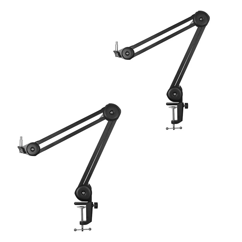 1Set With Built-In Spring Cantilever Stand Springless Microphone Stand Foldable ,A