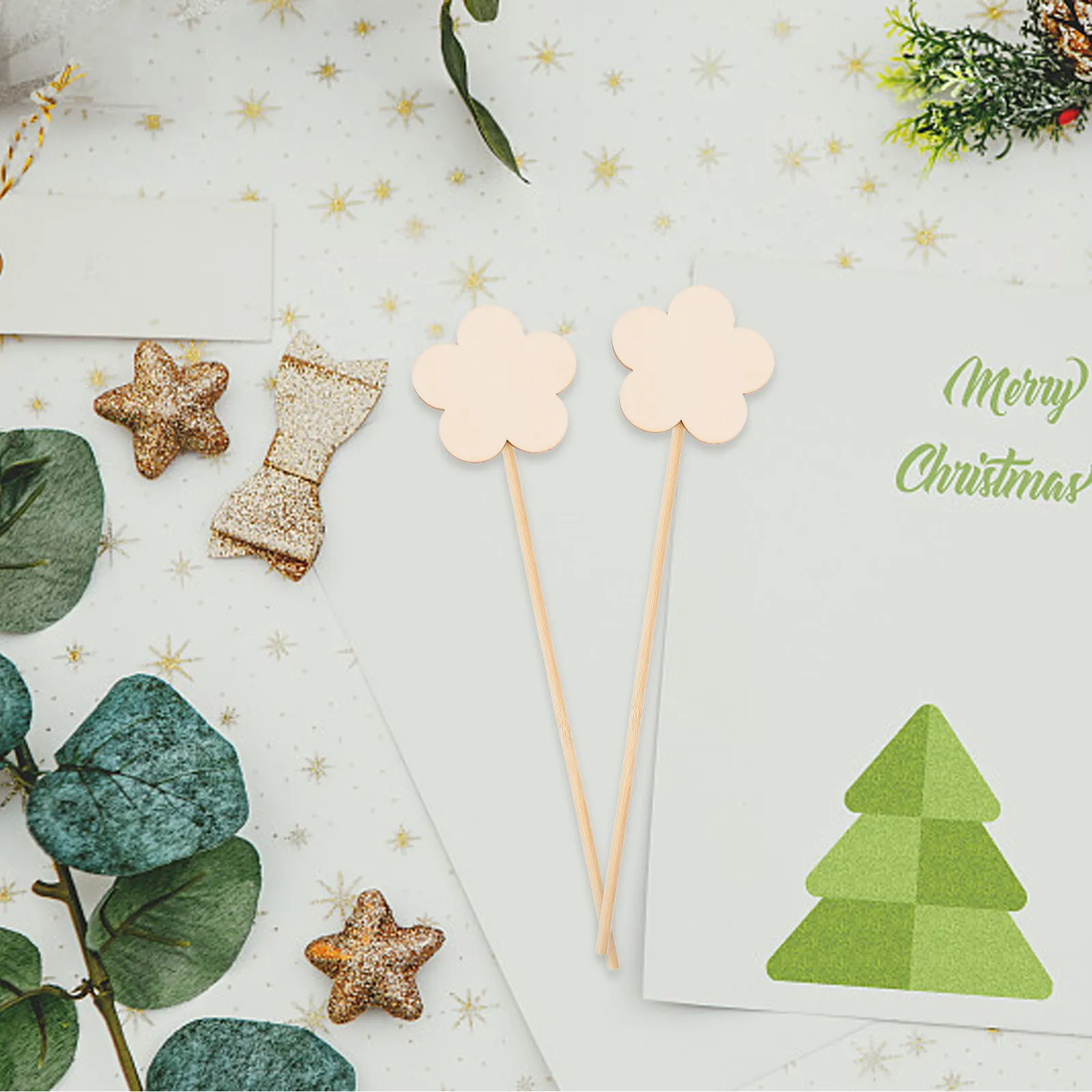 

8Pcs Wooden Fairy Wand DIY Craft Stick for Kids Hand-Made Unfinished Painting Activity Training Coordination Imagination