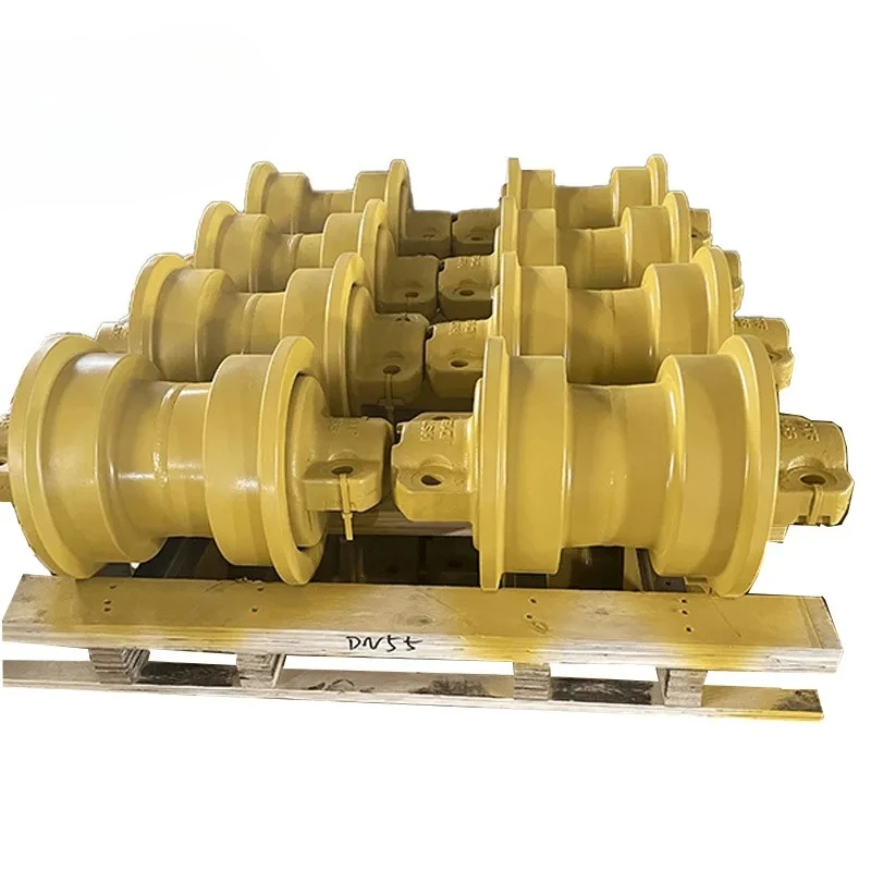 Double Flange Bulldozer Bottom Track Roller 120-5766 7T9193 7T1258 Fit D6R D8R D9R D6H D6R II D6T Construction Machinery Spare