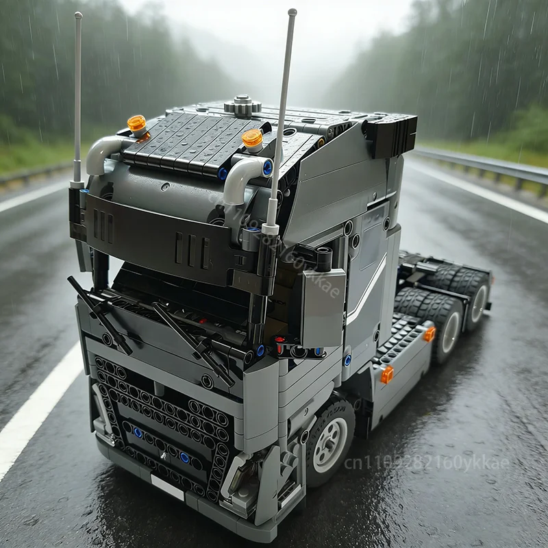 

MOC Customized 4x4 or 6x4 FH Tractor Unit Dump Truck Tower Head 42078 Engineering Container DIY Children's Toy Christmas Blocks