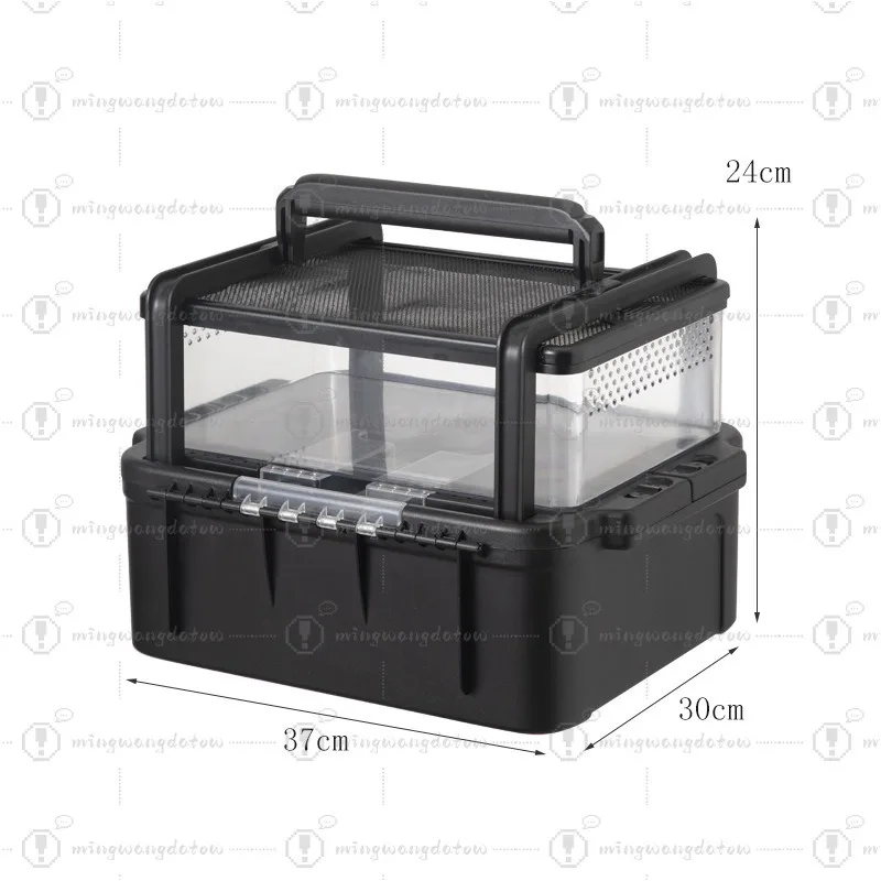 Reptile Terrarium, Escape-Proof Snake Cage, Small Pet Travel Carrier, Car Pet Box, Hamster Outgoing Cage