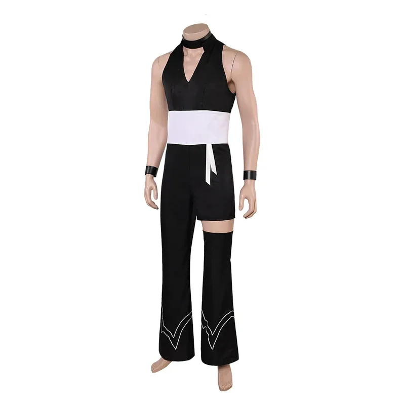 

COSda@URETHANE Cosplay Men Black White Suit ESTER Costume Roleplay Anime Disguise Clothes for Adult Cos Halloween Carnival Party