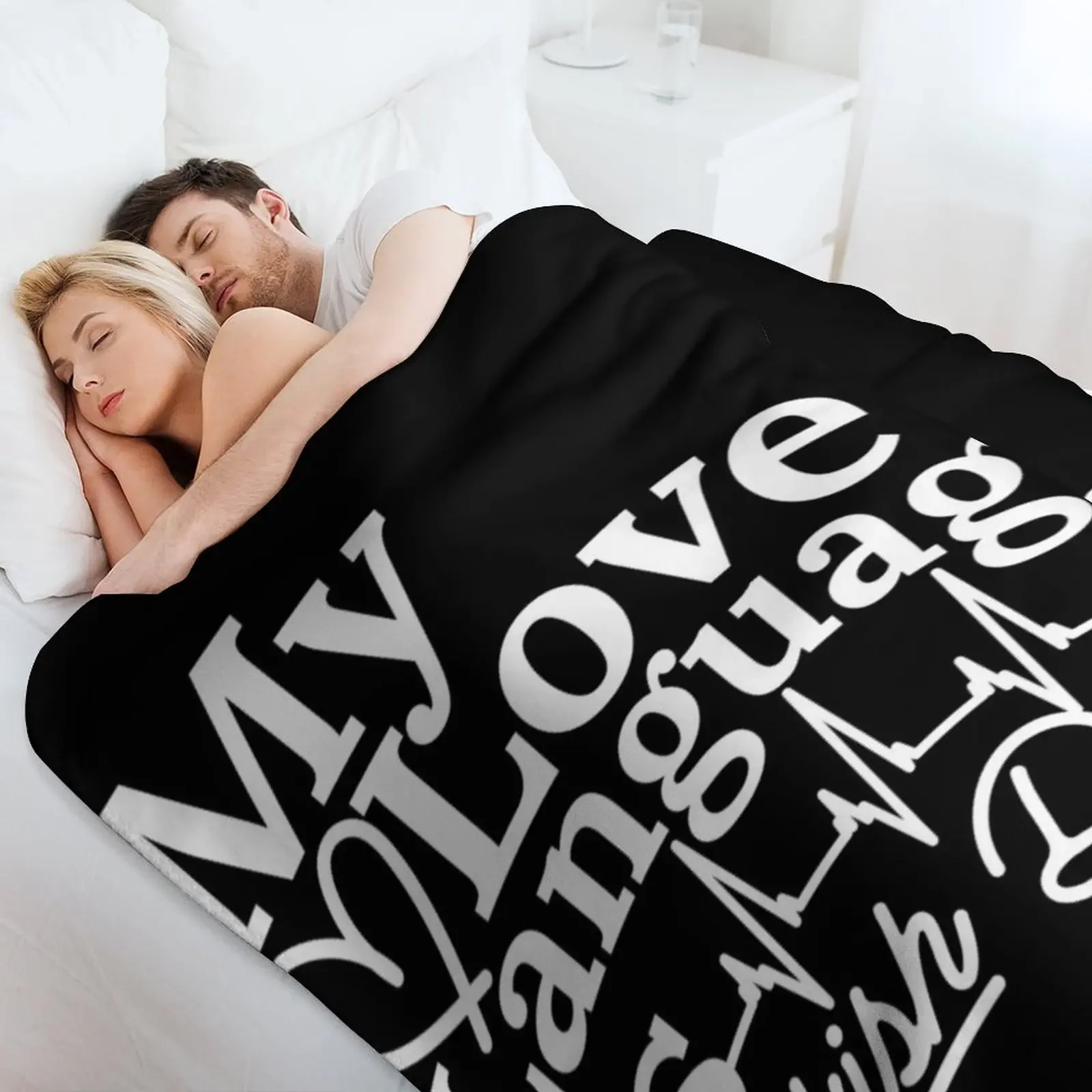 بلدي لغة حب الدراما التركية رمي بطانية السفر سرير ناعم بطانية قطيفة