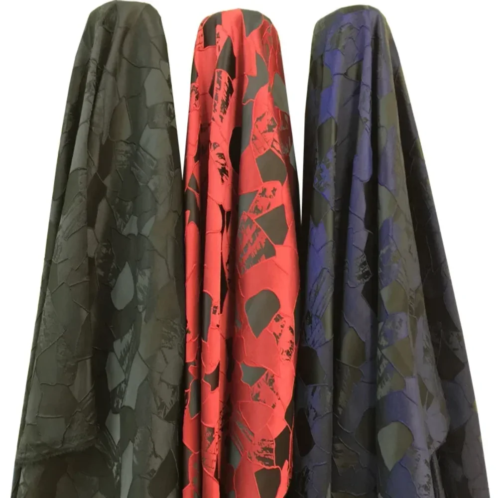 

Yarn Dyed Brocade Jacquard Fabric Autumn Winter Dress Windbreaker Suit Clothing Design Cloth European Brand Fashion Wholesale