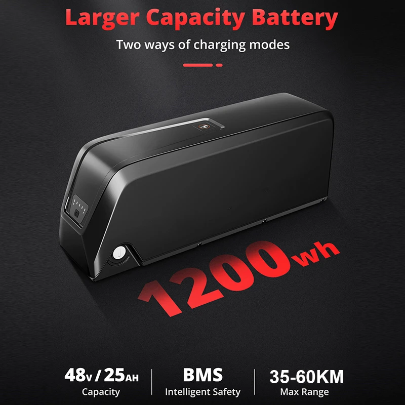NEW S8Pro HiQiS mountain Electric Bike 2000W Motor 48V 25Ah Battery E-Bike 20 inch Tire 50km/h off road Electric Bicycles image 7