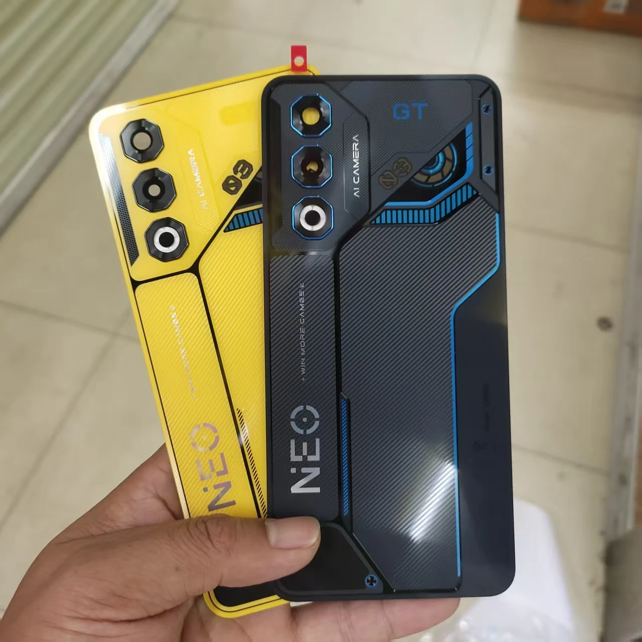 Couvercle de batterie arri�re en verre pour ZTE Nubia Neo 3 GT Z2465N, bo�tier de remplacement avec objectif d'appareil photo