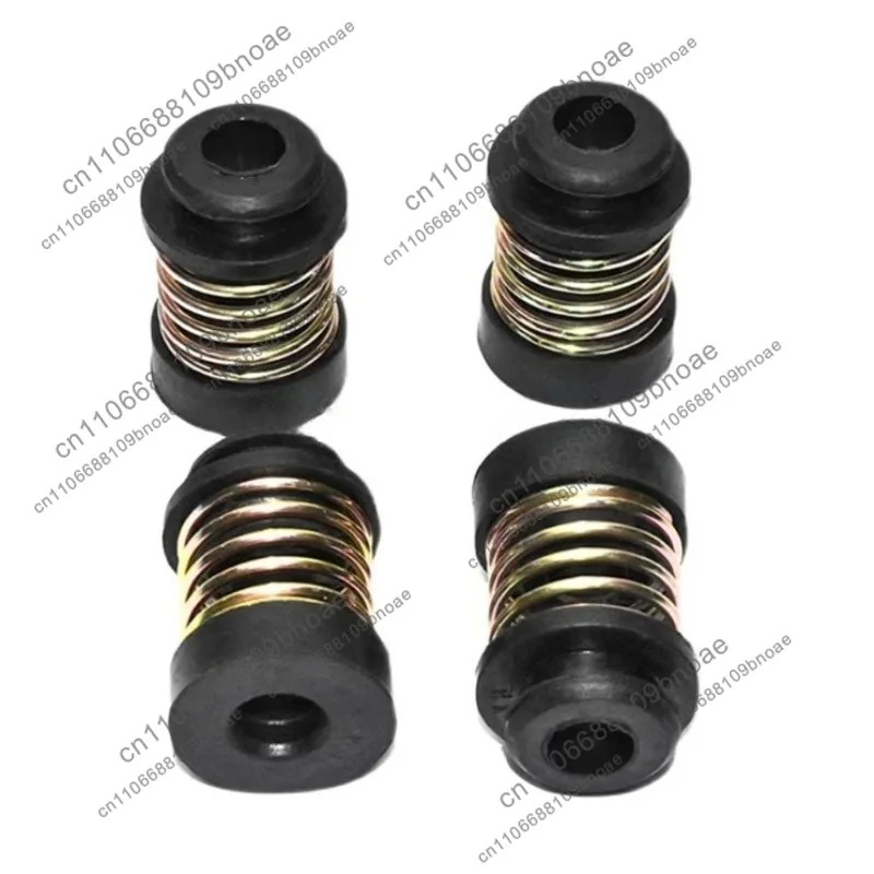 Accessories 4pcs refrigeration compressor shock absorber pad spring shock absorber mounting foot rubber pad