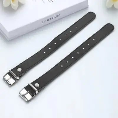 

1 Pair Brown Buckle Belts for Kids Bike Basket Adjustable Straps Durable Smooth Surface Long Lasting No Smell