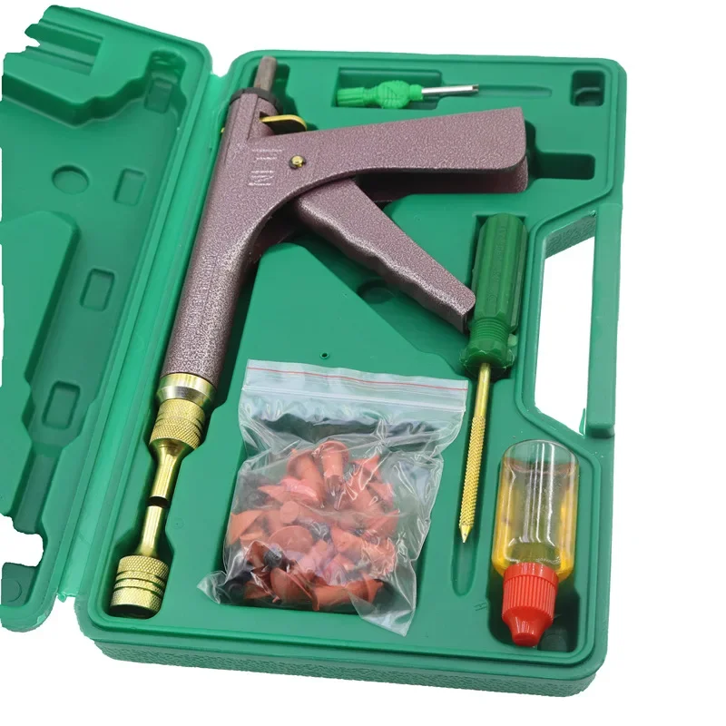 Car Tire Repair Kit Garage Tools Bicycle Motorcycle Vacuum Tire Repair Gun Puncture Plug Auto Tire Block Air Leaking Kit New