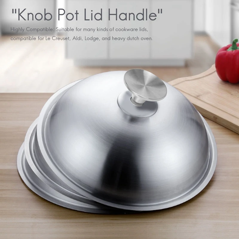 2 шт. голландская ручка для духовки, сменная ручка для крышки кастрюли из нержавеющей стали для Le Creuset/для Aldi/для домика, ручка для крышки кастрюли
