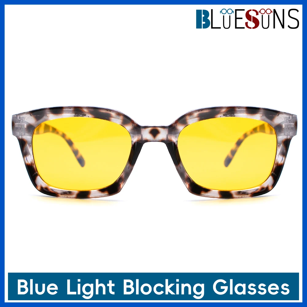 جديد عدسة صفراء مقاومة الضوء الأزرق نظارات السديم الملمس الإطار ، مع تعزيز الوضوح ، عند استخدام الشاشة لحماية صحة العين والسلامة