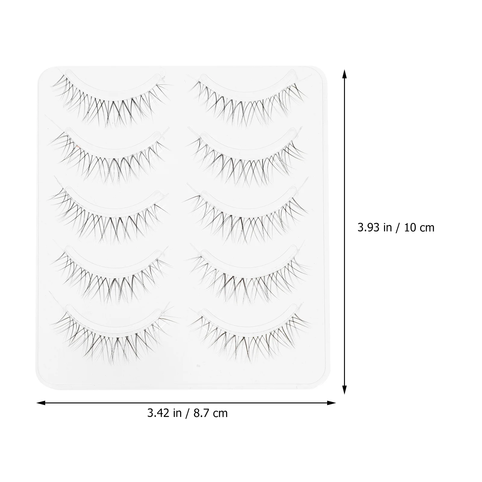 

5Pairs Vivid Eyelashes Soft Light for All Kinds of Parties Daily Makeup Easy to Install Fake Eyelash Art Eyelashes
