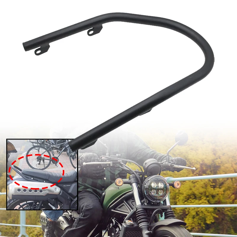 

Fit For Honda CL300 CL500 2023-2024 Motorcycle Parts Rear Passenger Safety Armrest CL 300 500 Rear Seat U-shaped Metals Handrail
