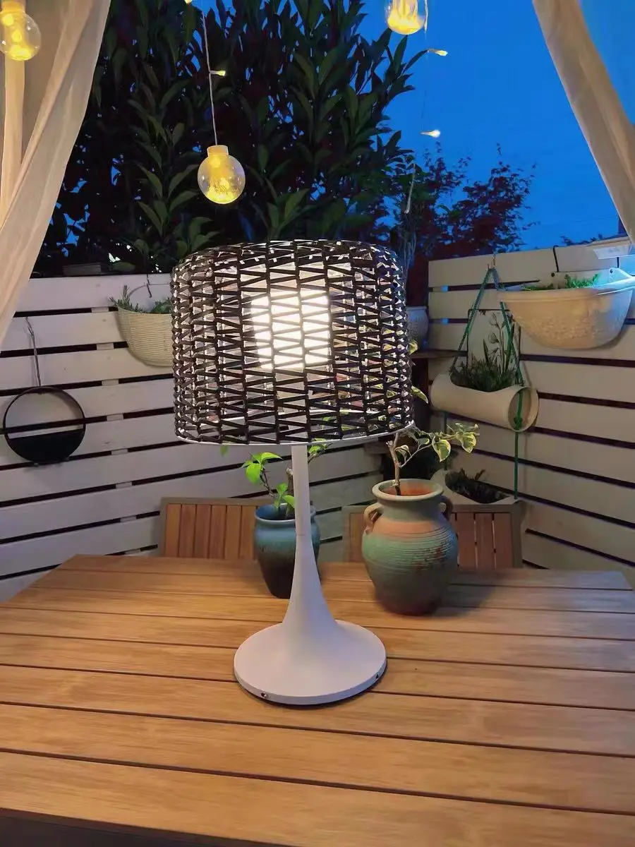Luce solare esterna per giardino, villa, giardino, prato, balcone impermeabile, telecomando, pavimento, luce ambientale esterna