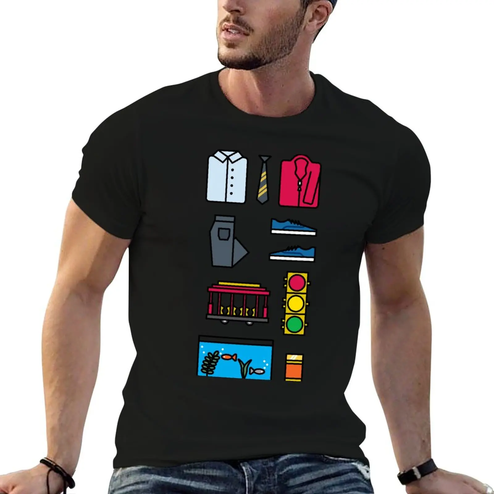 Neighbor Starter Pack T-Shirt Classic Basic Casual T-Shirt