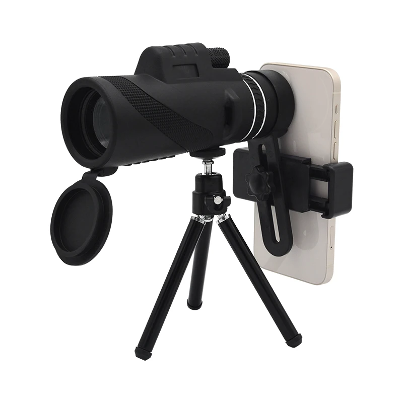 HD 40X60 Pocket Monocular Professional Powerful Telescope Long Range Zoom W/ Tripod For Outdoor Birding Camping Tourism