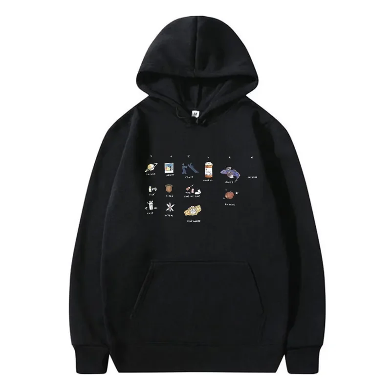 

SZA 2024 New Music Saturn hoodies men women clothing Harajuku pullovers fashion hip hop casual long sleeve sweatshirts Fans Gift