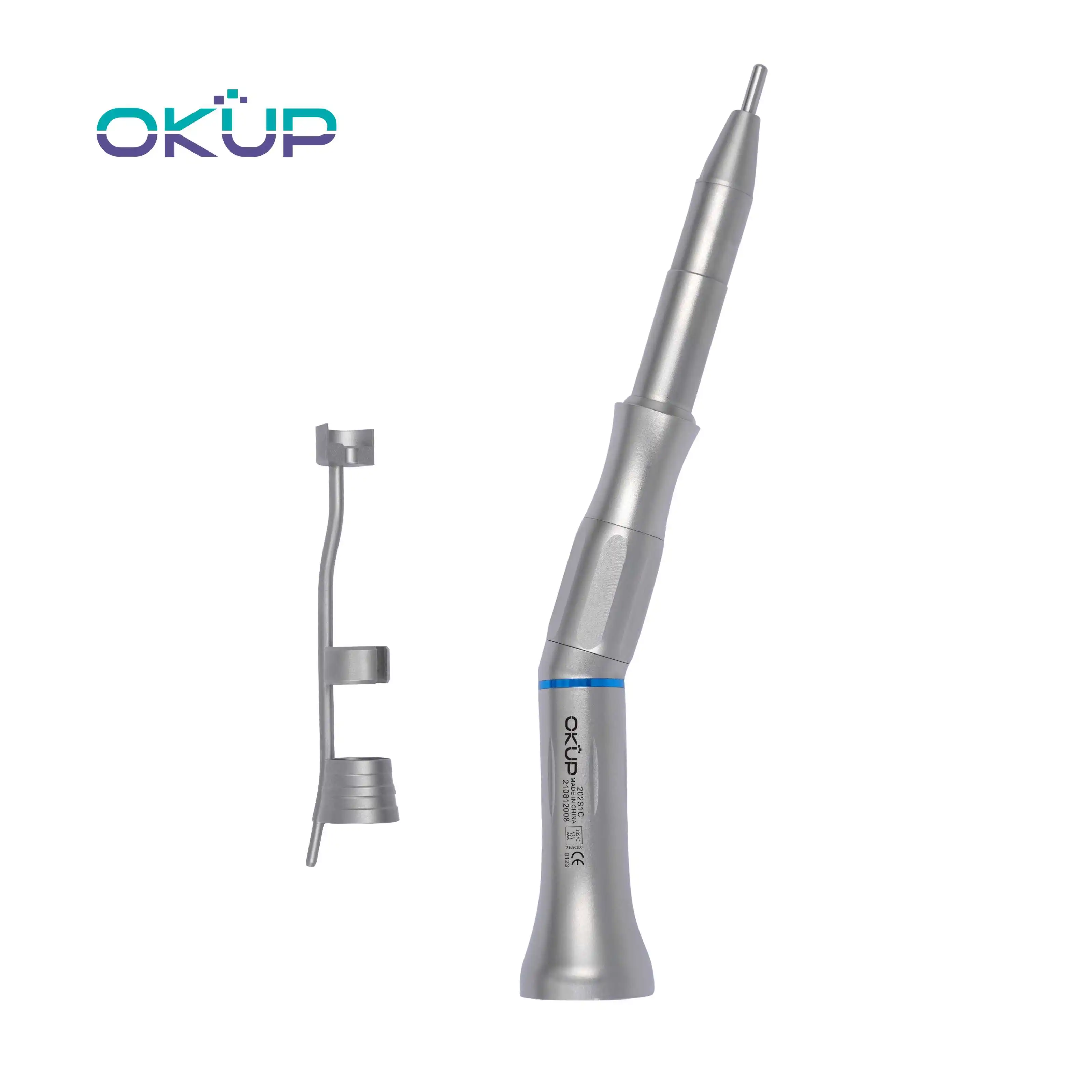 Dental 20 Degree Straight Handpiece 1:1 Single External Water Spray Surgical Operation Saw Handpiece Low Speed Implant Handpiece