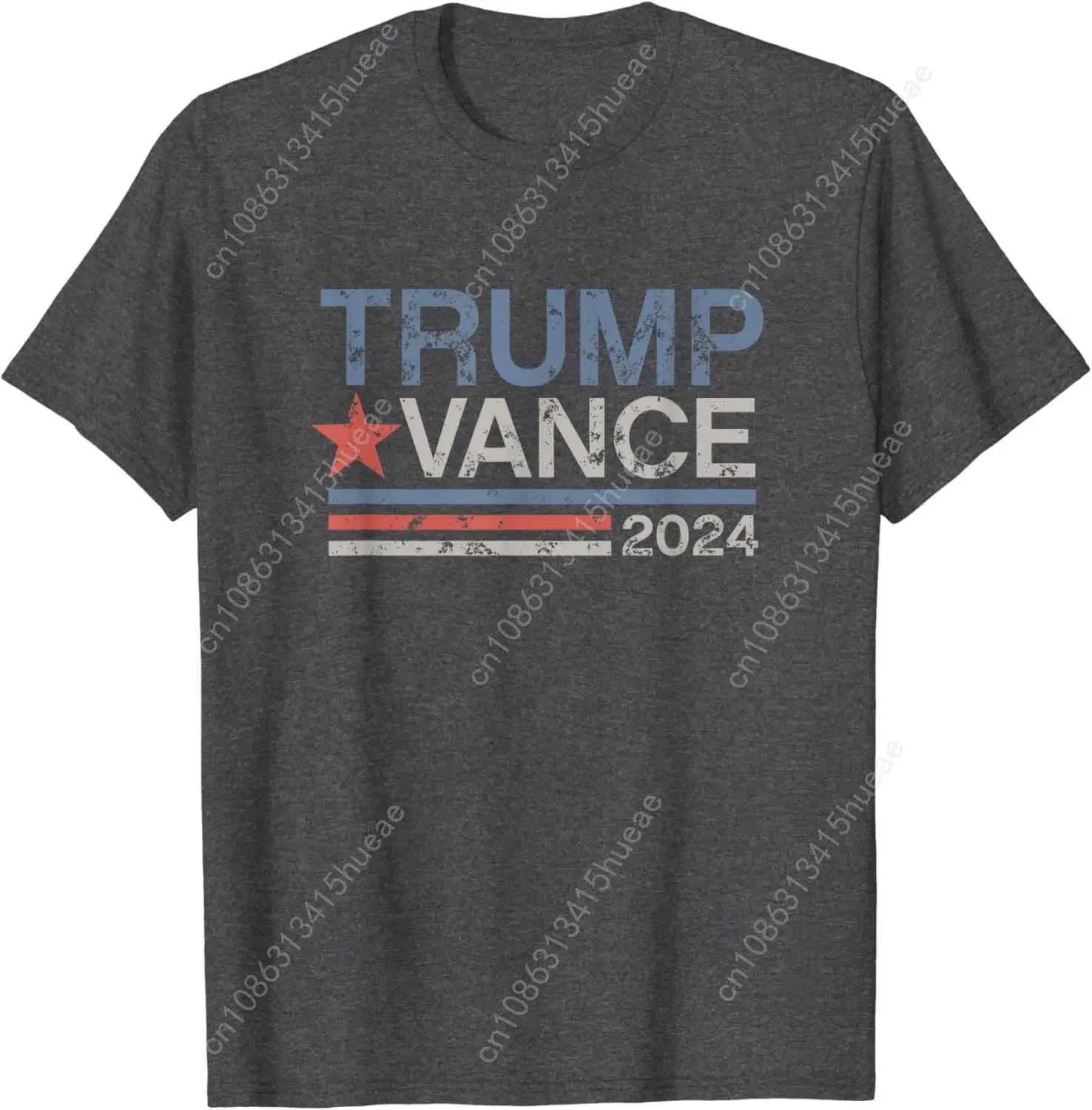 Trump Vance 2024 Retro Stripe Trump JD Vance T-Shirt