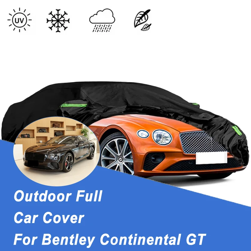 

For Bentley Continental GT All-Season Outdoor Car Cover - 210T Oxford Cloth, Snowproof Dustproof Waterproof Sunproof Auto Shield