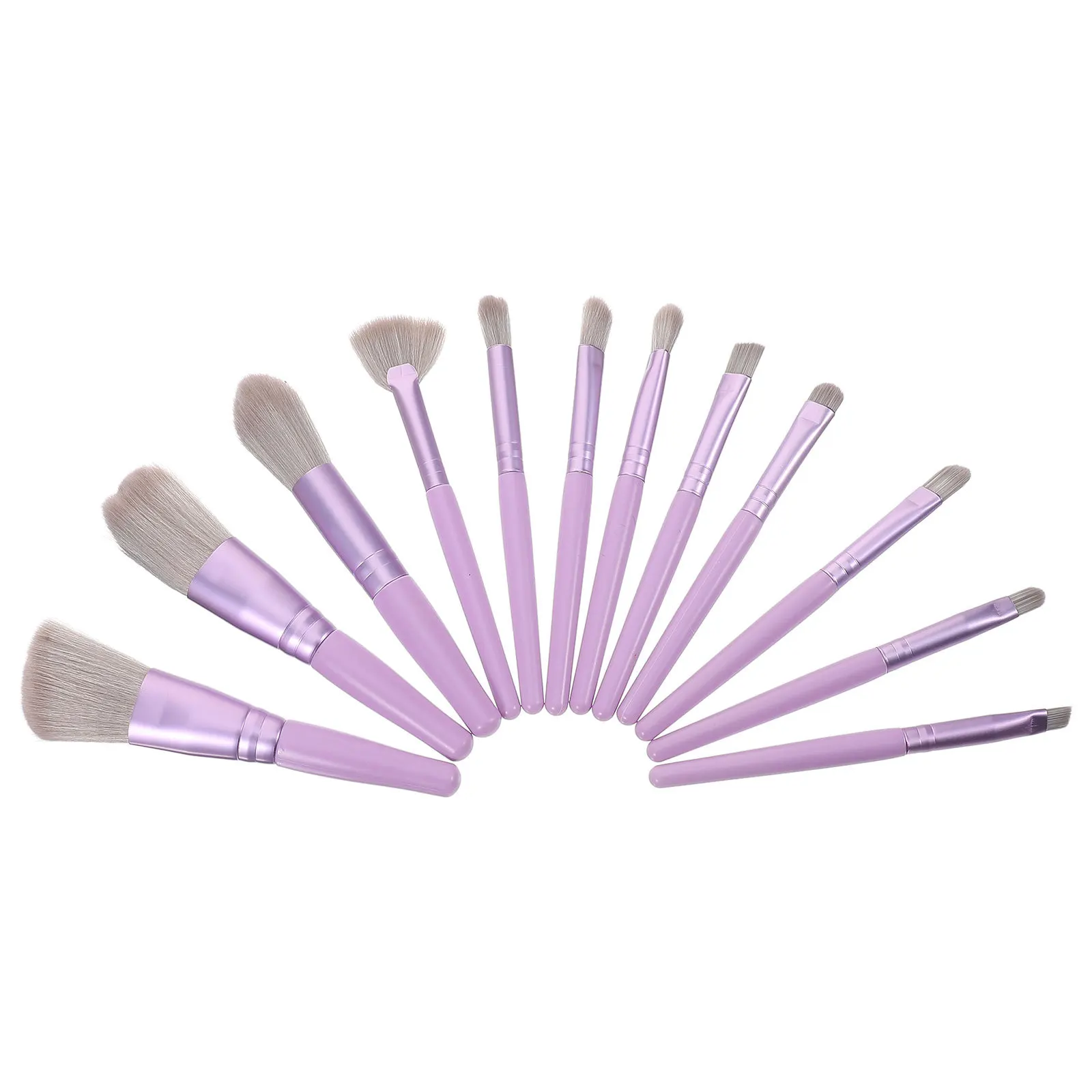 1 Juego de brochas de maquillaje, brochas de viaje portátiles, herramienta versátil para sombra de ojos, colorete en polvo, suministros de maquillaje para mujeres