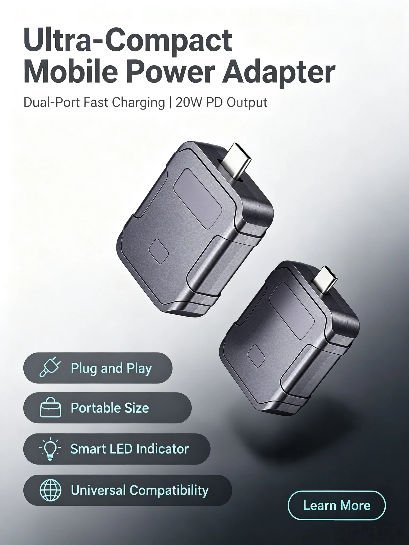 140W Intelligent Separator Fast Charger Full Overcharge Protection Automatic Power Shut Down Adapter for Type-C Devices image 6