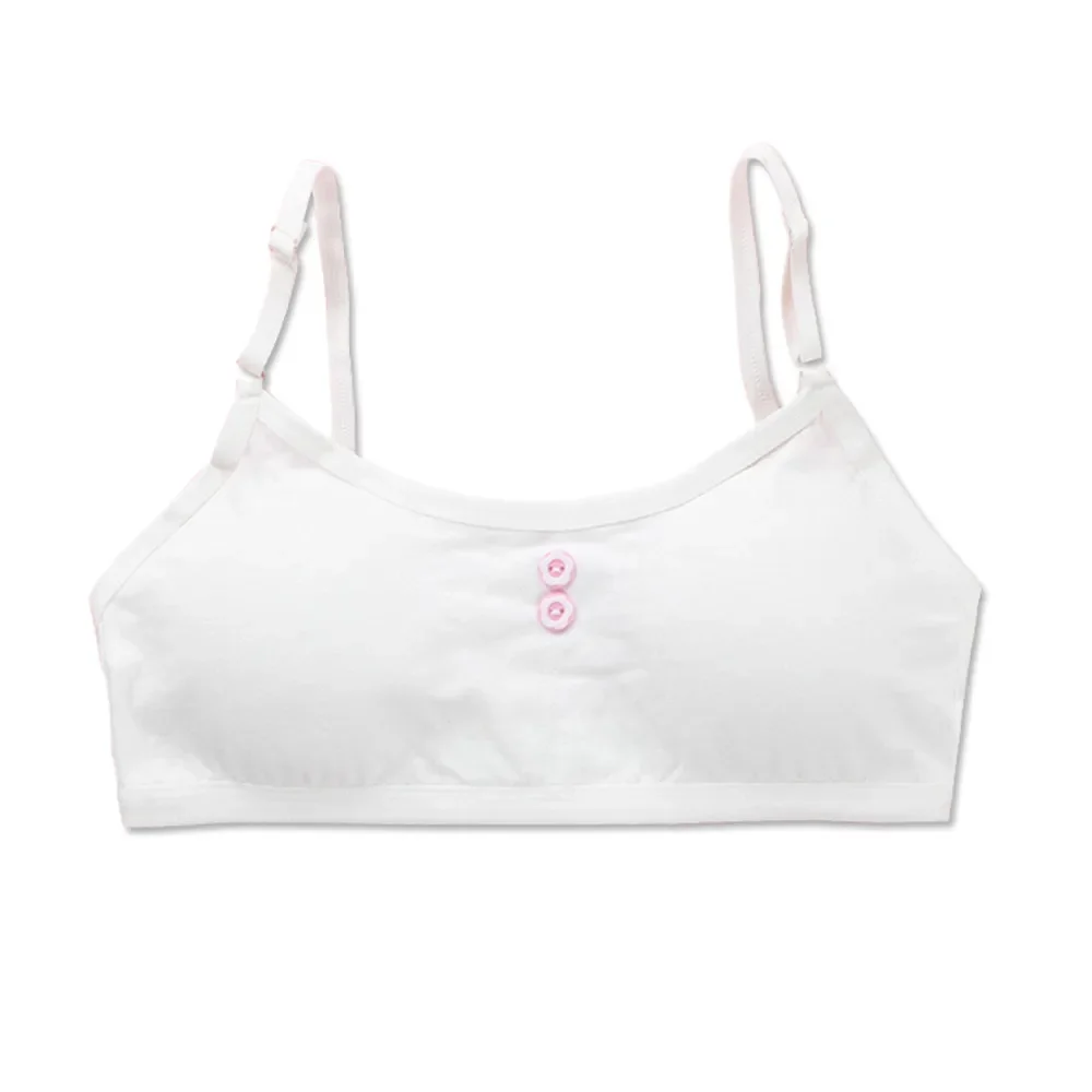 10pc/Lot Young Girl Training Bra Underwear Wireless Comfortable Children Tops 8-14Years