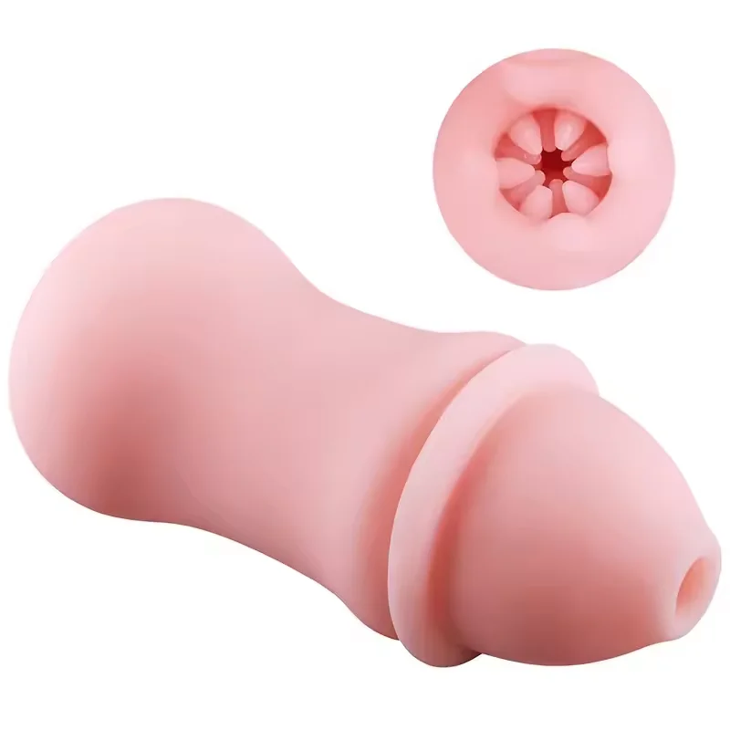 Realistic Masturbator Cup for Men Artificial Vagina Soft Pussy Pocket Oral Blowjob Deep Throat Silicone Massager Sex Toy for Men view 4