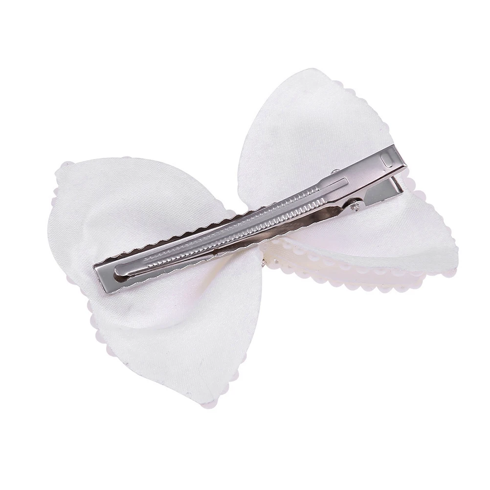 

2 Pcs Clips for Hair Girl Women Barrettes Grace Fashion Pearl White Pin Hairpin Women's