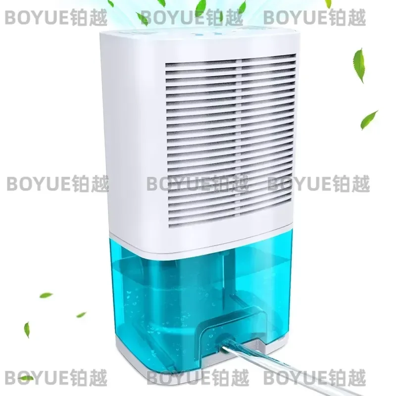 2000ml Portable Dehumidifier with Drain Hose Ultra Quiet Mini Air Drier for Home Bedroom Bathroom Closet Up to 650 Sq Ft