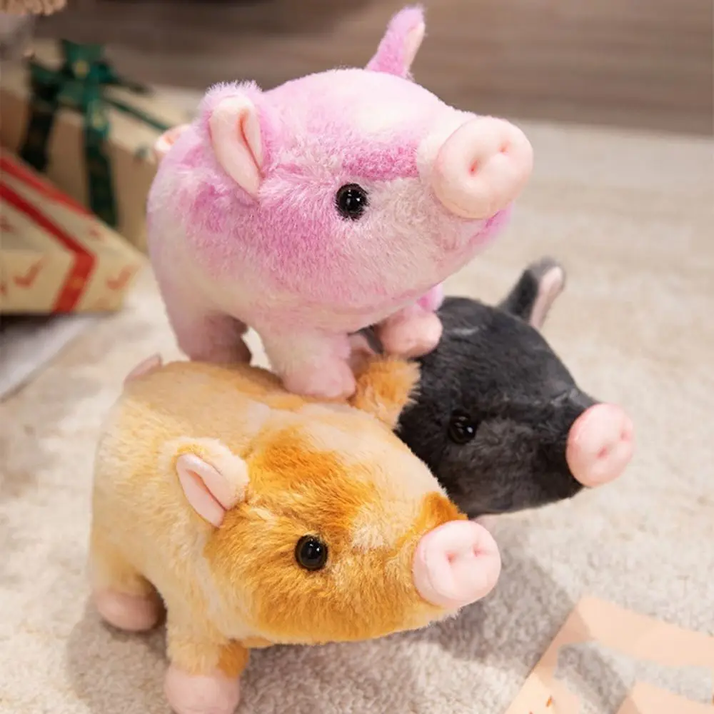 Cerdito de peluche suave, cómodo al tacto, cerdito esponjoso, juguete de peluche, animales de peluche bonitos y agradables para la piel, regalo para novia