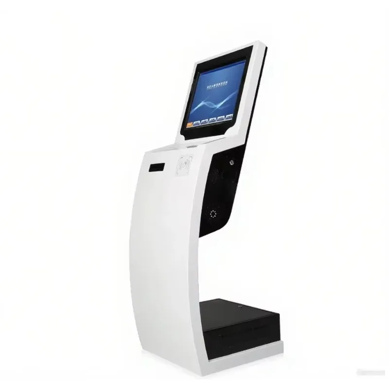 Number System Machine Ticket Dispenser Wireless Queue Calling System Touchscreen  Indoor  Use