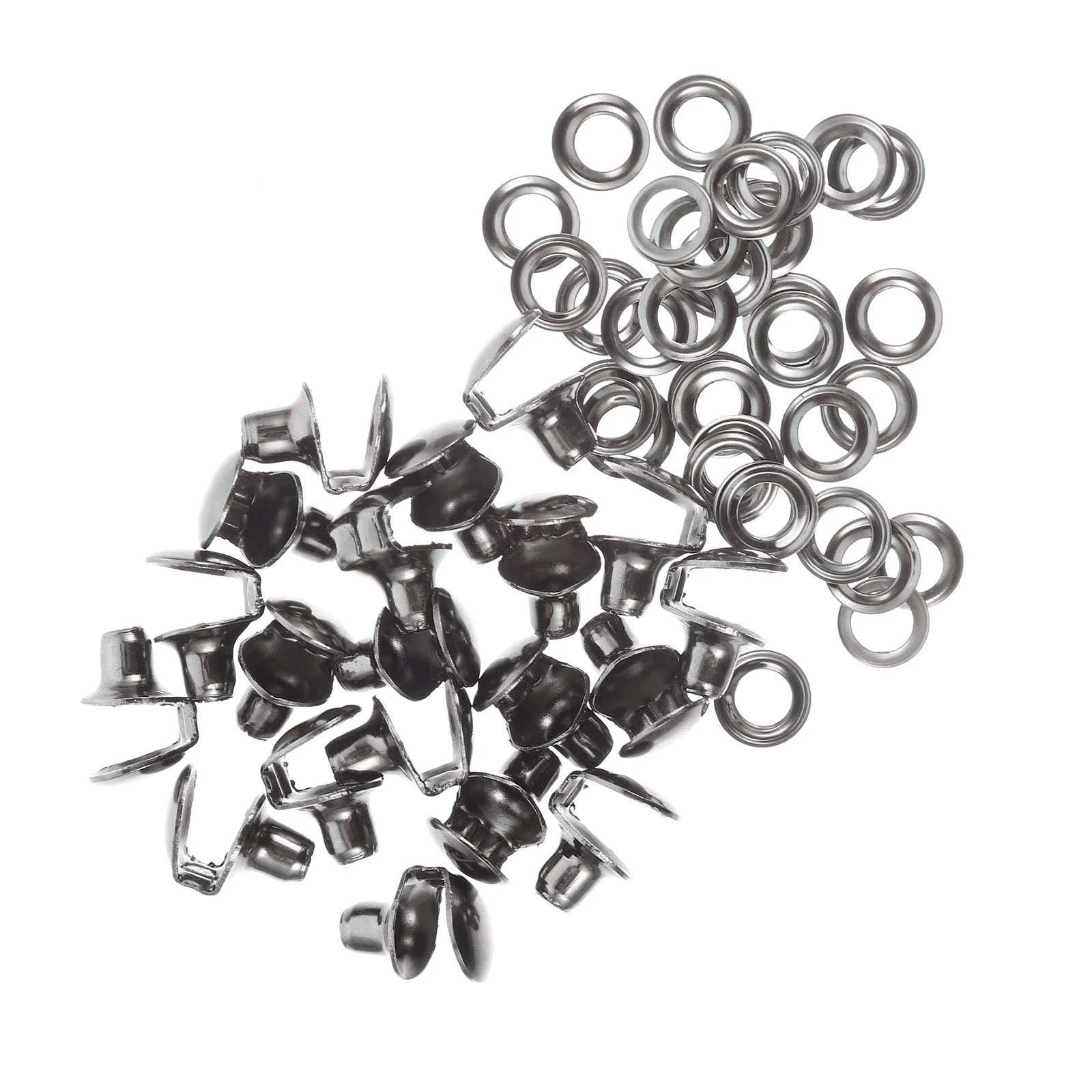 

20 Pcs Shoe Laces Boot Hooks Buckle Rivets Shoelace Fastener Fasteners Replacement Work