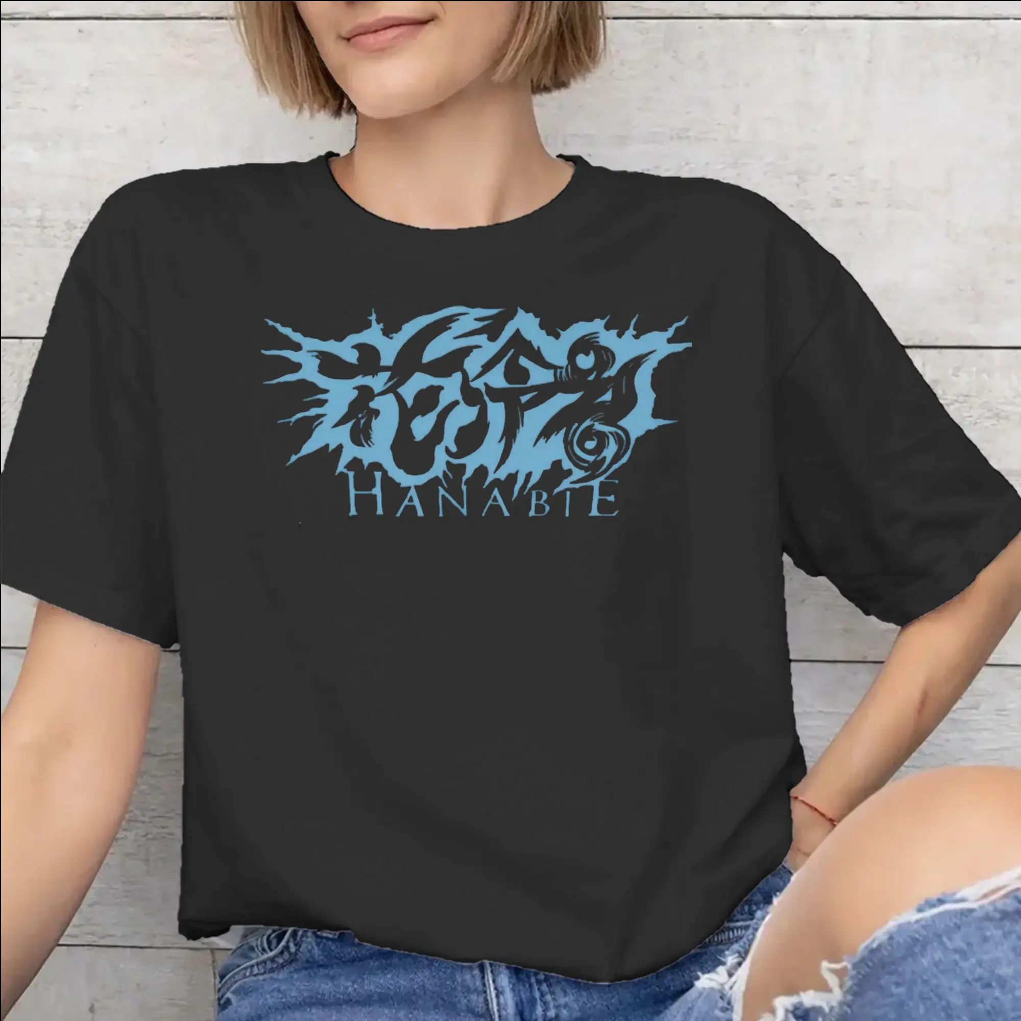 Hanabie Band  Graphic Printed T Shirts for Men Women  100% Cotton  Tee Shirt Clothing