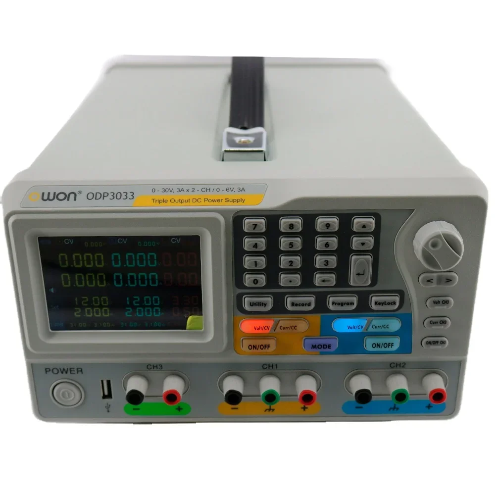 

OWON ODP3033 Programmable DC Power Supply 3 Channel Output ODP-3033 Output Resolution 1mV / 1mA